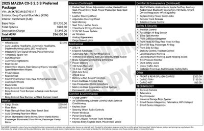 2025 Mazda Mazda CX-5 2.5 S Preferred AWD