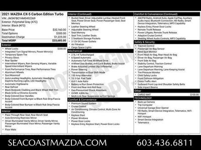 2021 Mazda Mazda CX-5 Carbon Edition Turbo