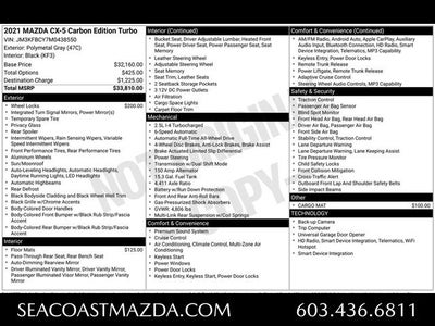 2021 Mazda Mazda CX-5 Carbon Edition Turbo