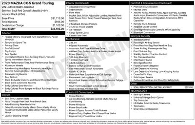 2020 Mazda Mazda CX-5 Grand Touring