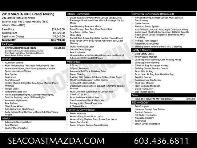 2019 Mazda Mazda CX-5 Grand Touring