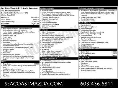 2025 Mazda Mazda CX-5 2.5 Turbo Premium