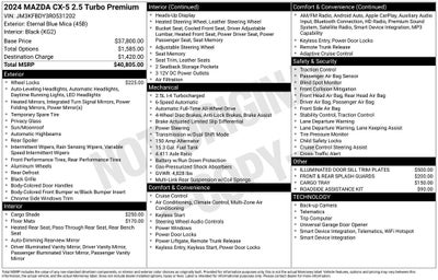 2024 Mazda Mazda CX-5 2.5 Turbo Premium