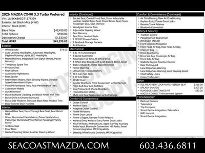 2026 Mazda Mazda CX-90 3.3 Turbo Preferred