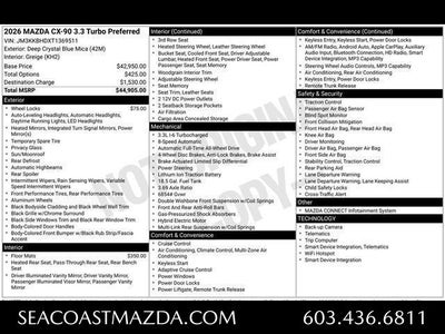 2026 Mazda Mazda CX-90 3.3 Turbo Preferred AWD