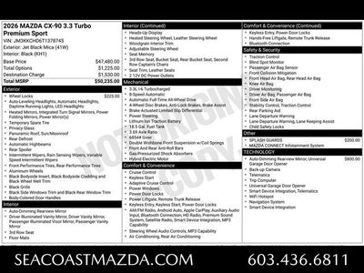 2026 Mazda Mazda CX-90 3.3 Turbo Premium Sport AWD