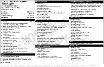 2026 Mazda Mazda CX-90 3.3 Turbo S Premium Sport AWD
