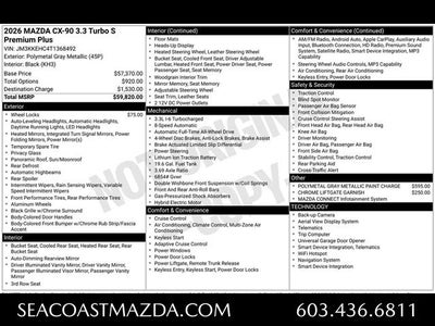 2026 Mazda Mazda CX-90 3.3 Turbo S Premium Plus AWD