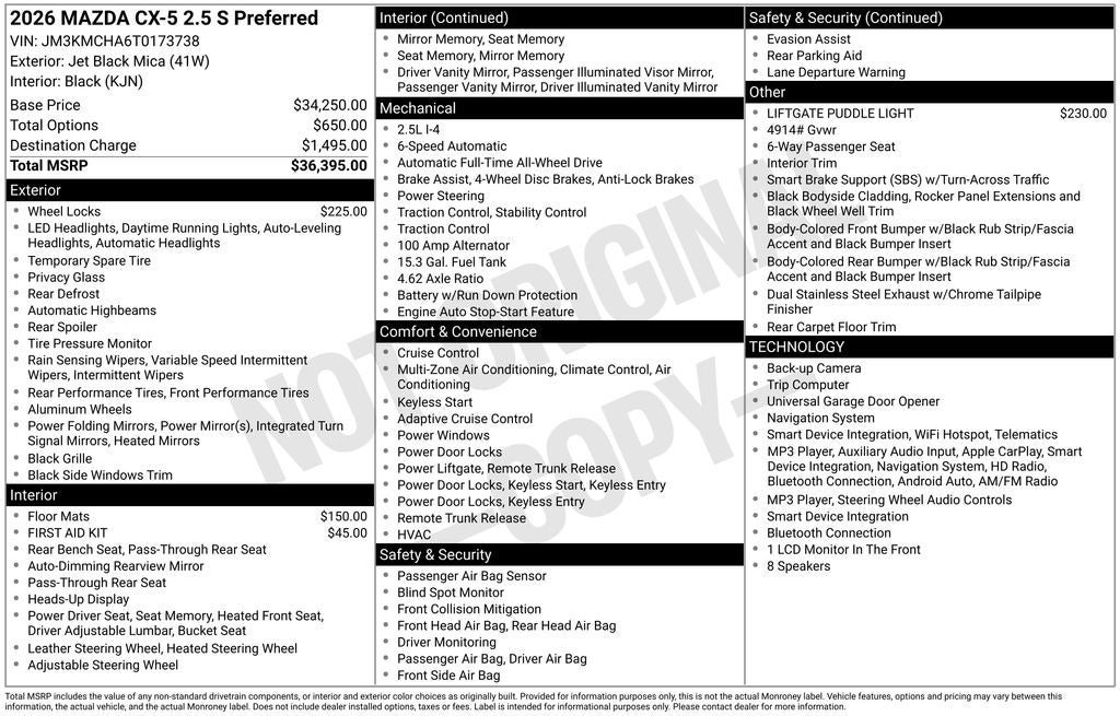 2026 Mazda Mazda CX-5 2.5 S Preferred AWD