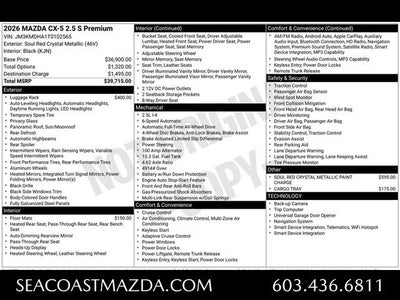 2026 Mazda Mazda CX-5 2.5 S Premium AWD