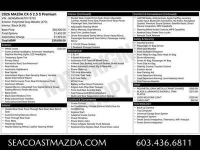 2026 Mazda Mazda CX-5 2.5 S Premium AWD