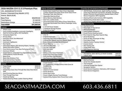 2026 Mazda Mazda CX-5 2.5 S Premium Plus AWD