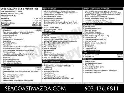 2026 Mazda Mazda CX-5 2.5 S Premium Plus AWD