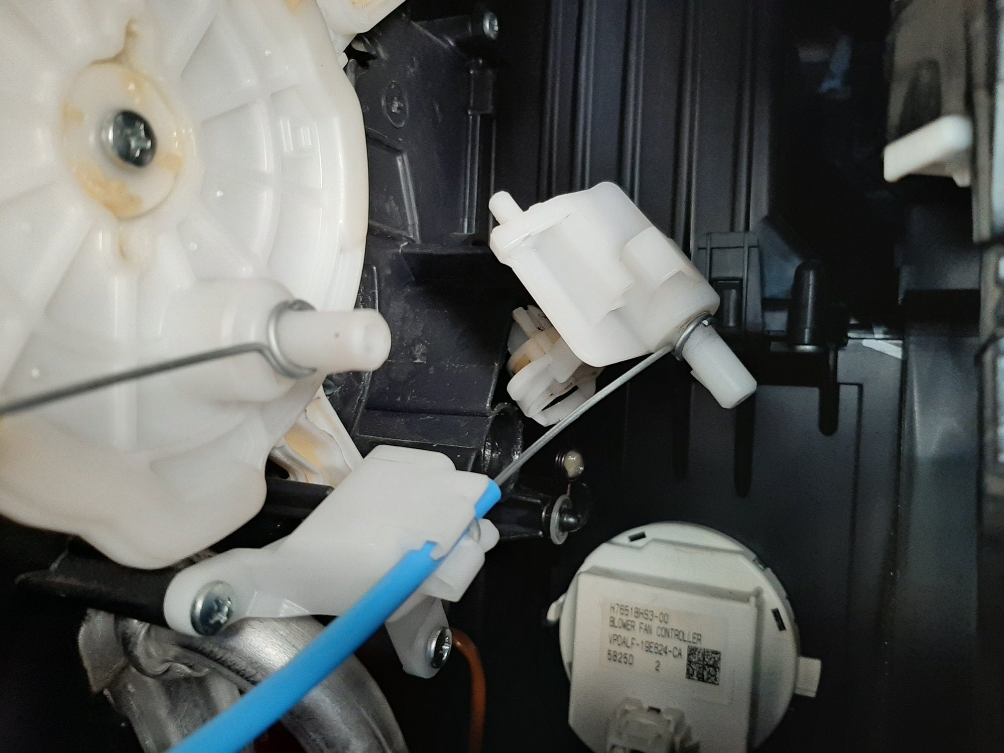 Car heater blows cold air