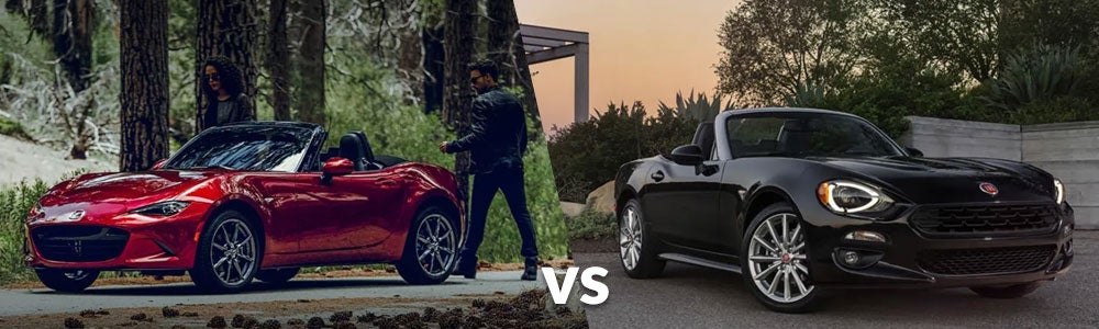 2021 Mazda MX-5 Miata Vs. 2021 Fiat 124 Spider