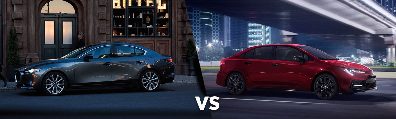 2022 Mazda3 vs. 2022 Toyota Corolla