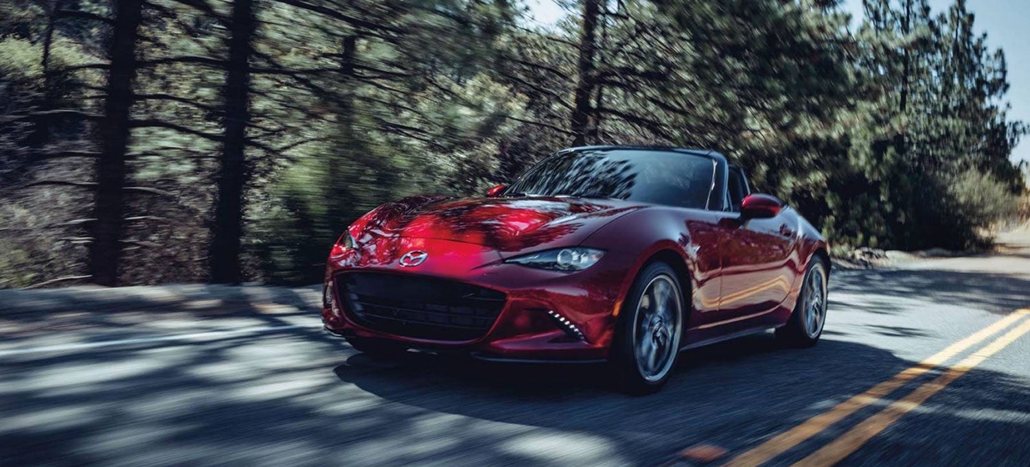 2023 Mazda MX-5 Miata in Grand Touring trim.