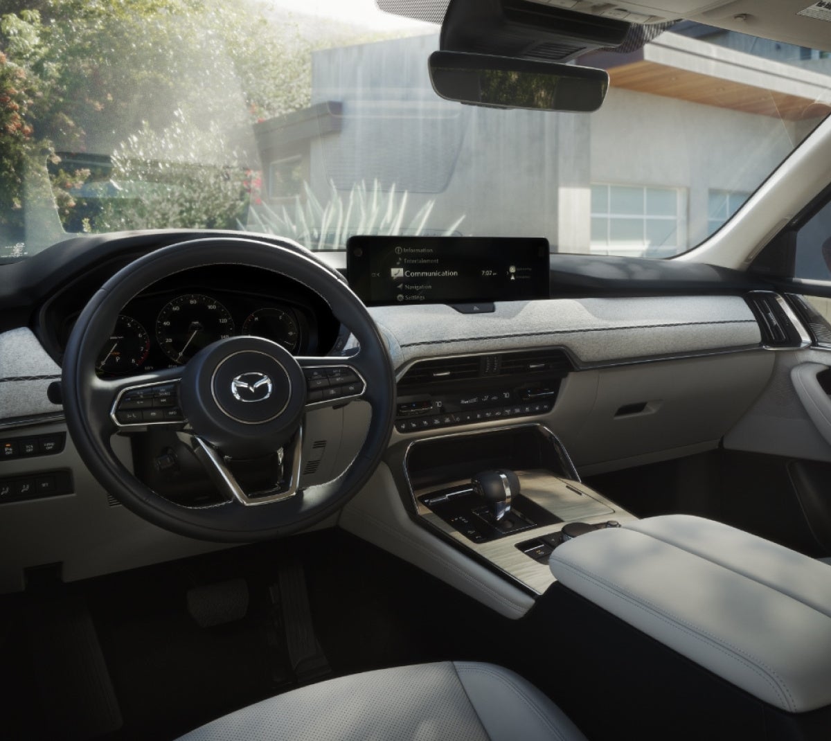 An interior view of the 2025 Mazda CX-90