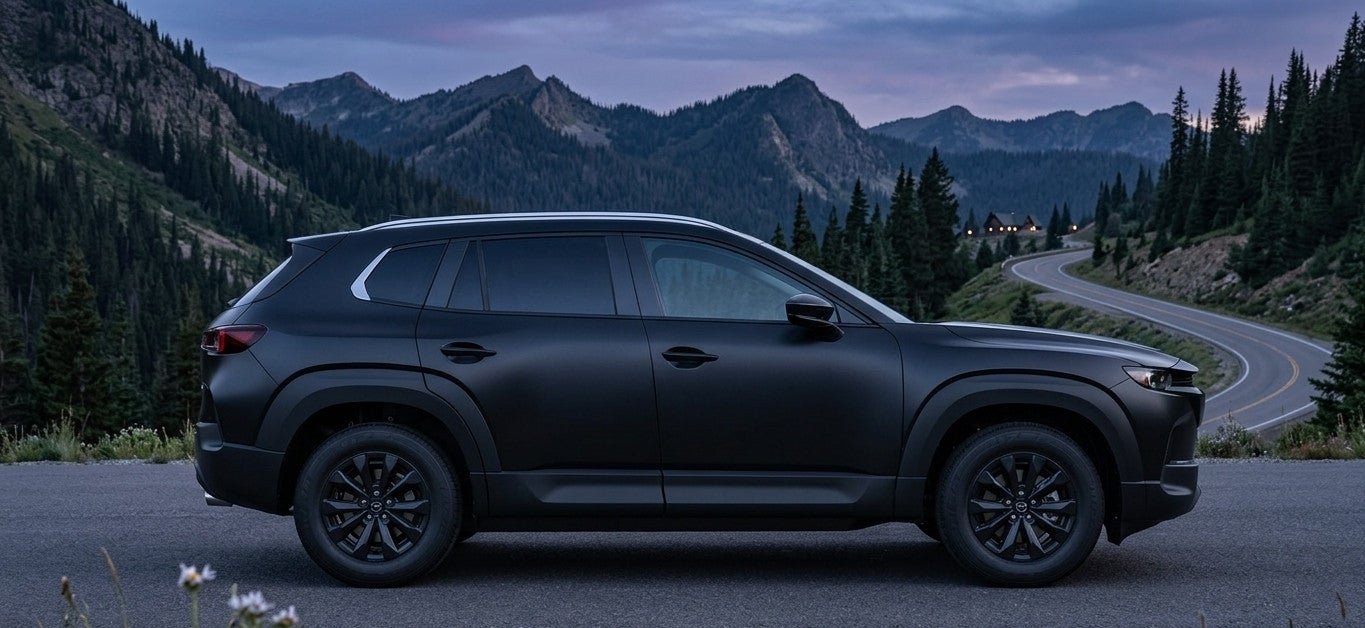 The 2026 Mazda CX-50 hybrid with black exterior