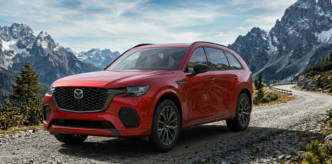The 2026 Mazda CX-70 with Soul Read exterior paint
