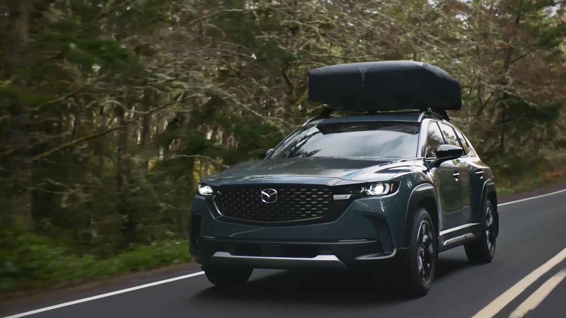 An exterior view of the Mazda CX-50 Turbo Meridian Edition