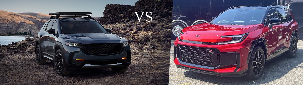 The 2026 Mazda CX-50 compared to the Toyota Rav4