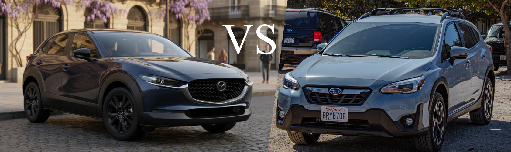 The 2026 Mazda CX-30 compared to the Subaru Crosstrek