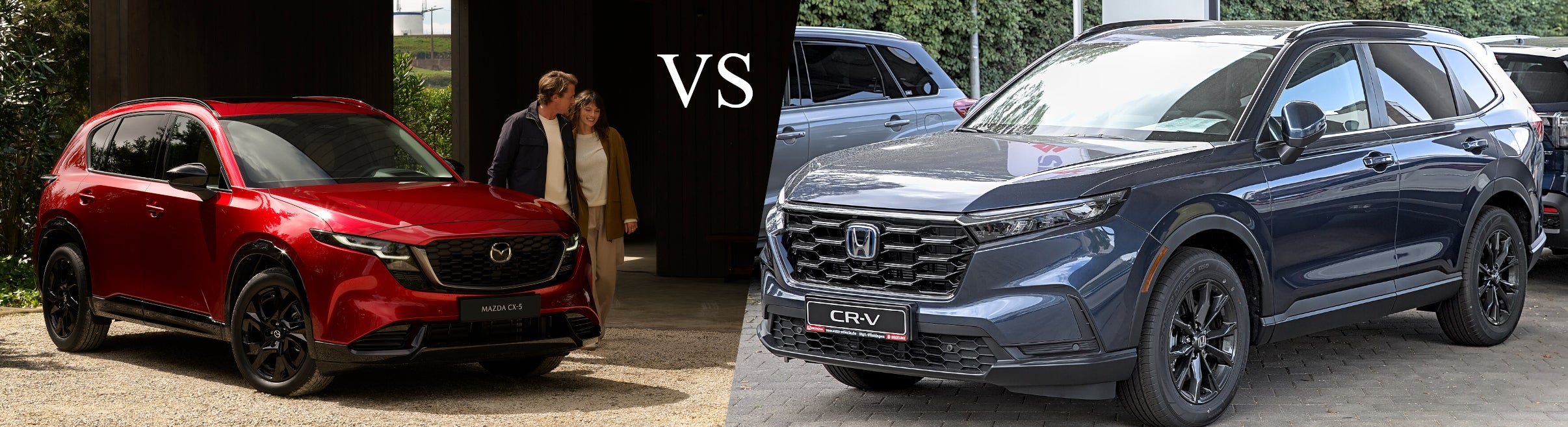 The 2026 Mazda CX-5 compared to the Honda CR-V