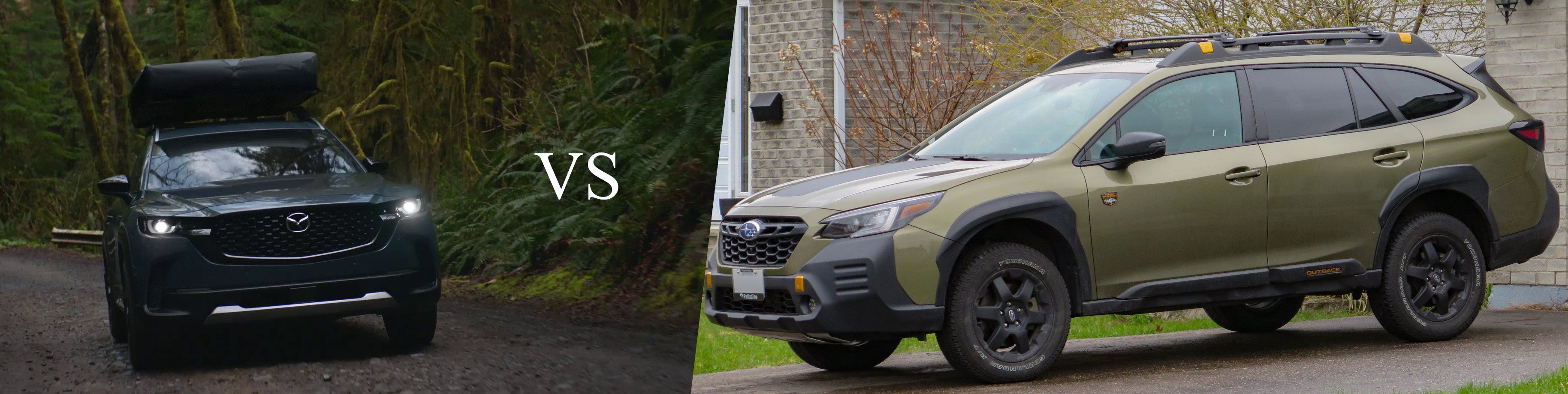 The Mazda CX-50 Meridian edition compared to Subaru Outback Wilderness edition
